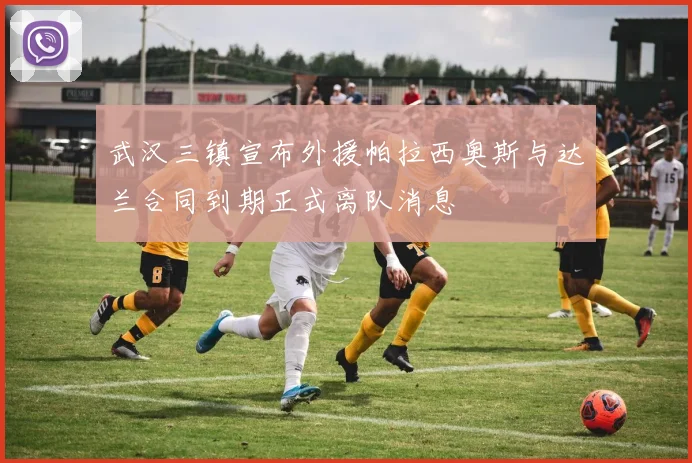 武汉三镇宣布外援帕拉西奥斯与达兰合同到期正式离队消息