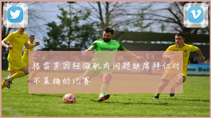 格雷罗因轻微肌肉问题缺席拜仁对不莱梅的比赛